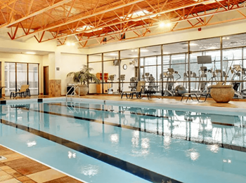 Heated indoor pool